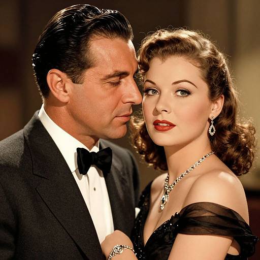 Vintage Hollywood Glamour Illustration