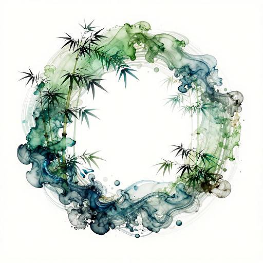 Dao Philosophy Zen Circle Artwork