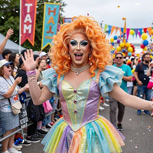 Charismatic Drag Queen Carnival Parade