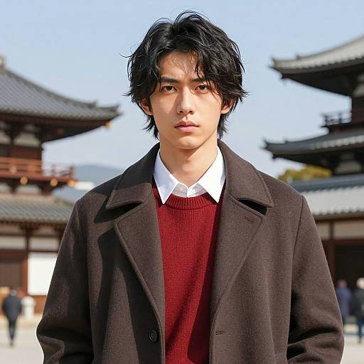 Realistic Digital Portrait of Young Male