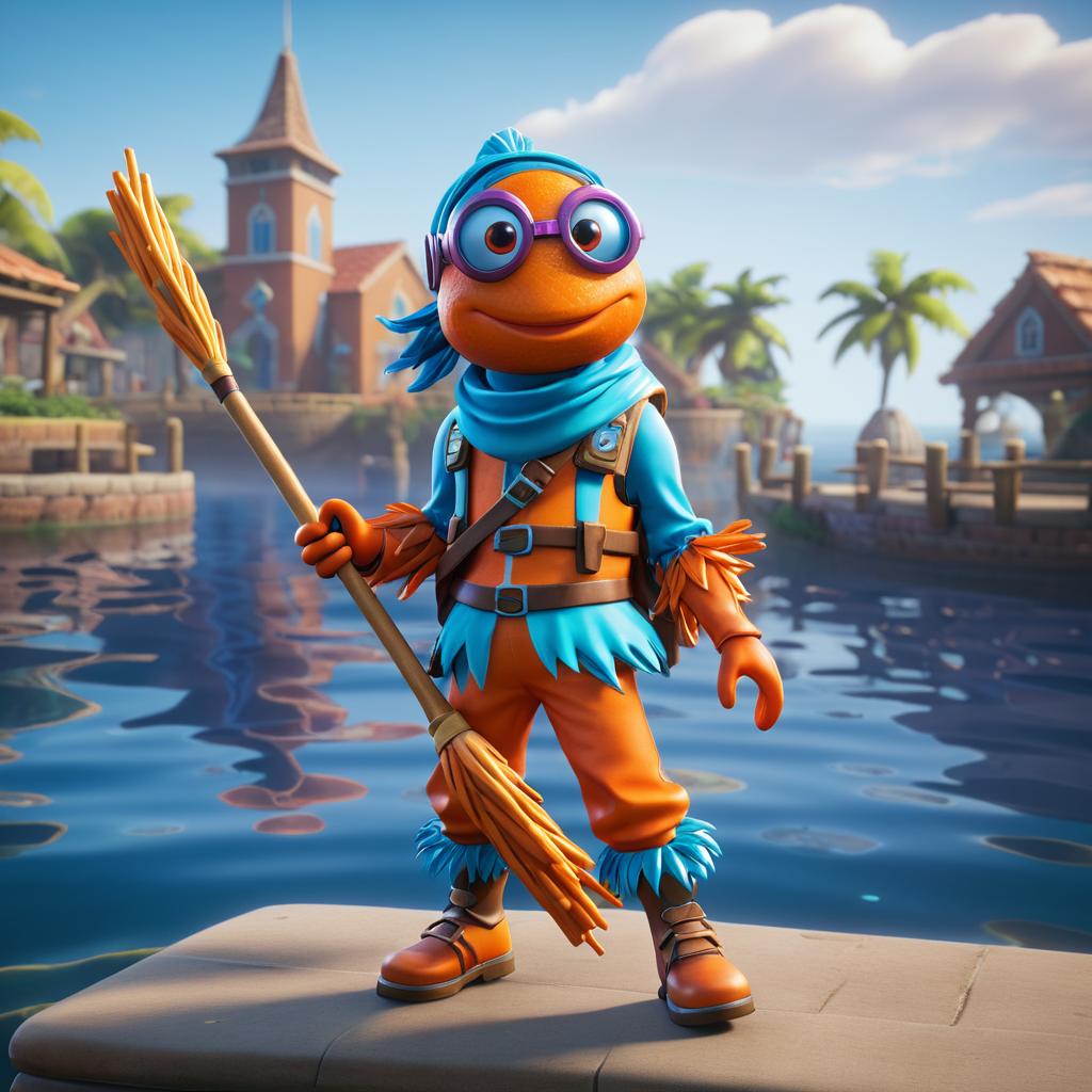 Photorealistic Fishstick from Fortnite