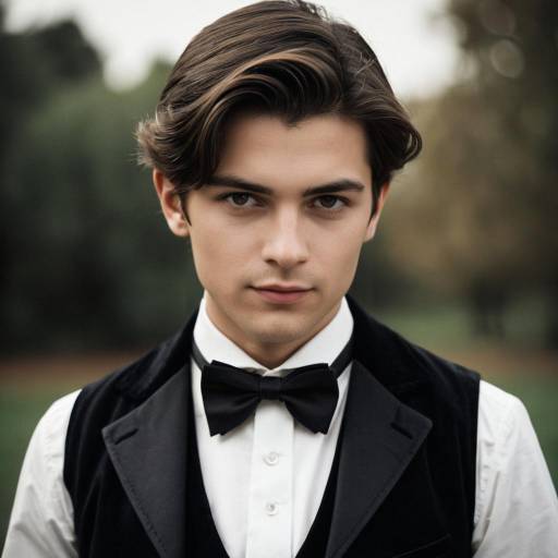 Elegant Victorian Male Tailcoat Portrait