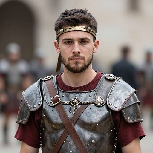 Realistic Roman Soldier Portrait