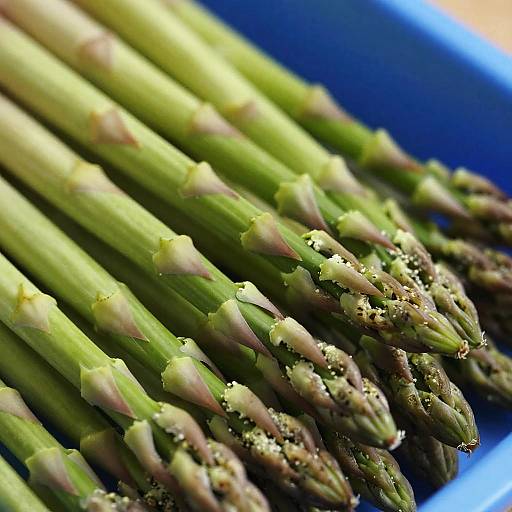 Close-Up of Fresh Green Asparagus