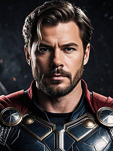 Man in Infinity War Thor Costume