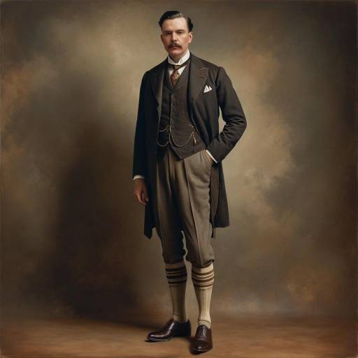 Vintage Gentleman in Edwardian Attire