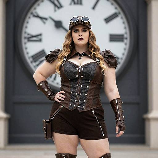 Plus Size Female Steampunk Costume
