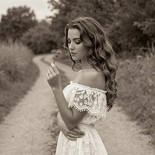 Serene Beauty on a Nature Path