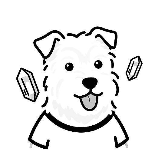 Kawaii Cairn Terrier Geologist Illustration