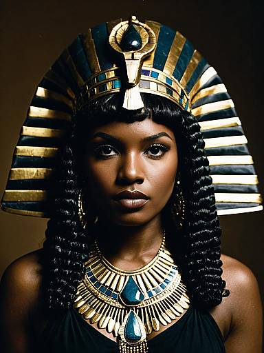 Realistic Cleopatra Headdress Costume Design