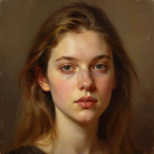 Portrait with Photo Painting Effect