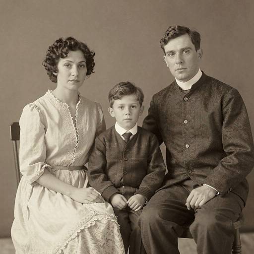 Vintage Family Portrait Restoration