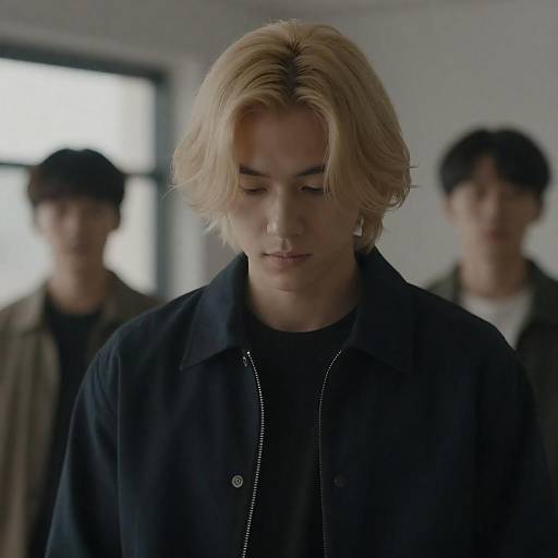 Moody Portrait of a Young Man