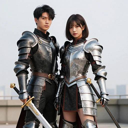 Woman Warrior Cosplay with Sword