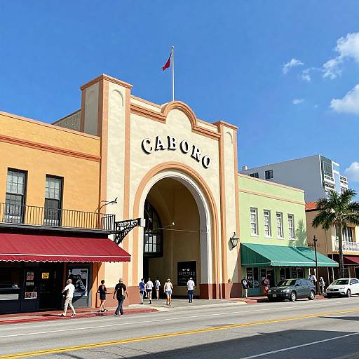 Vibrant Ybor City Streetscape