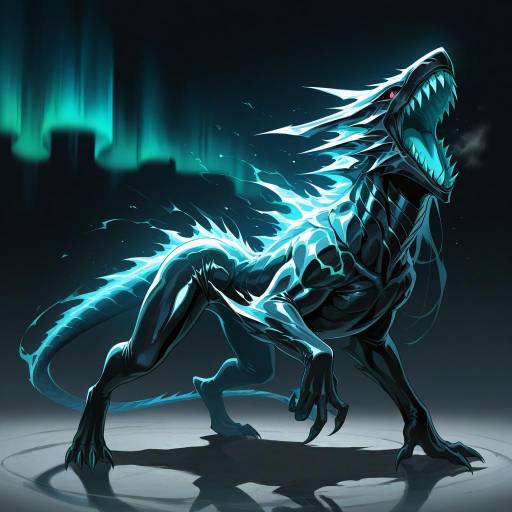 Chimeric Terror in Midnight Blue Aura Chimeric Terror in Midnight Blue Aura