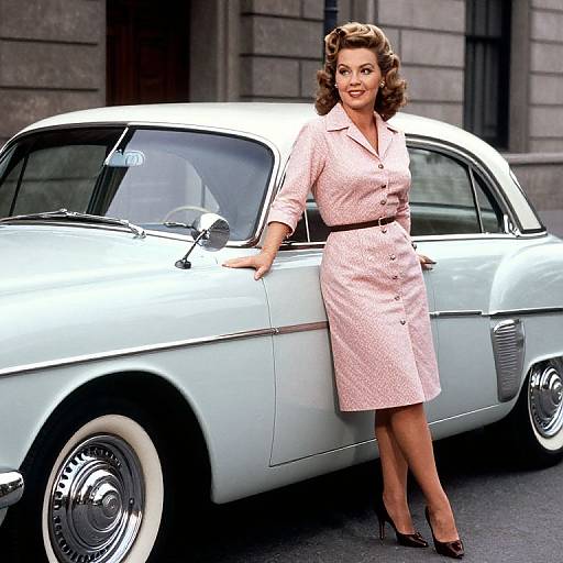 Vintage Lucille Ball and Desi Arnaz Car