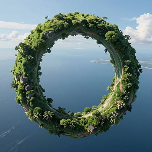 Colossal Ring of Verdant Islands