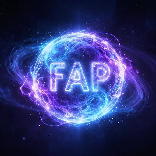 Neon blue and purple glowing 