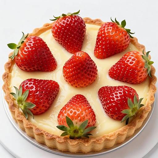 Vibrant Strawberry Tart Delight