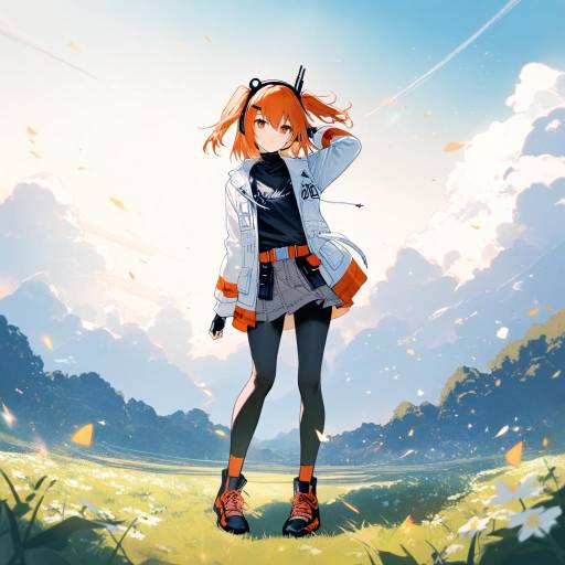 Flirty Outdoor Portrait of Adachi Rei