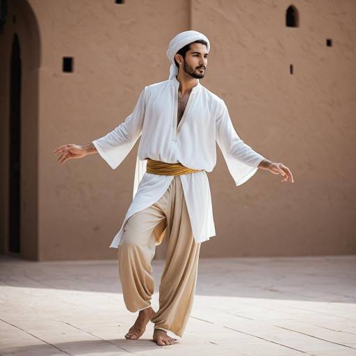 Elegant Middle Eastern Boy Cosplay Costume