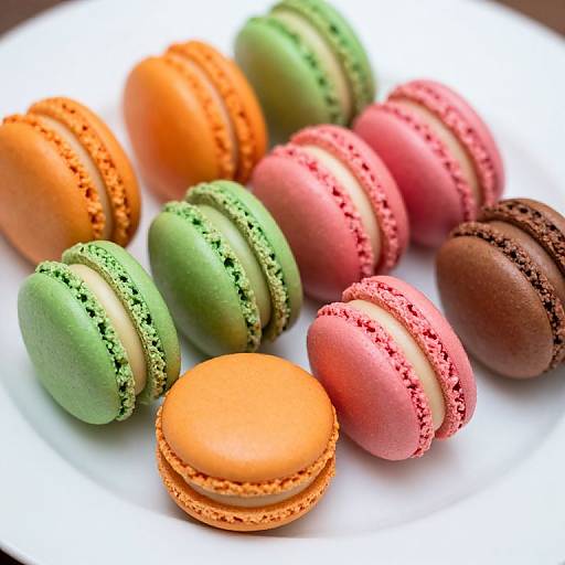 Vibrant Macarons Display at Park Hyatt
