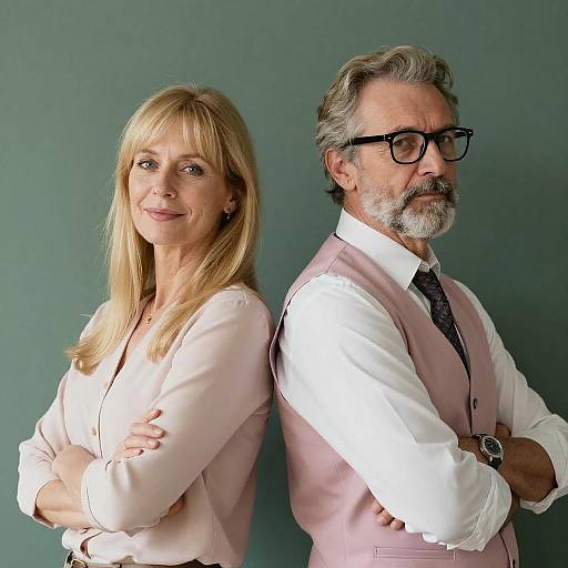 Relaxed Portrait of a Stylish Couple