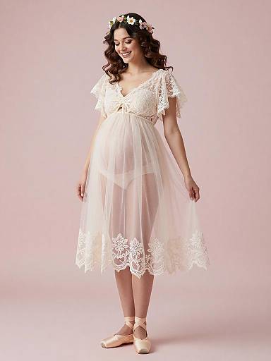 Playful Fetish Maternity Fairy Portrait