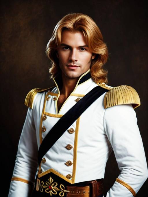 Man in Prince Adam Costume Portrait