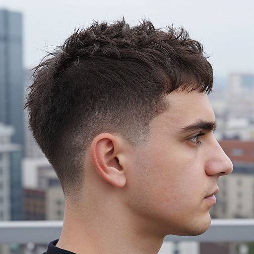 Classic Comb Over European Man