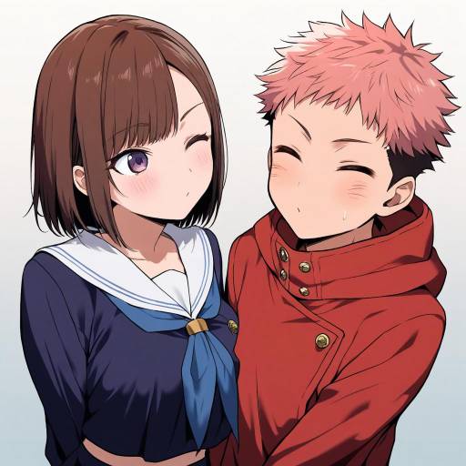 Itadori Yuuji in Casual School Style