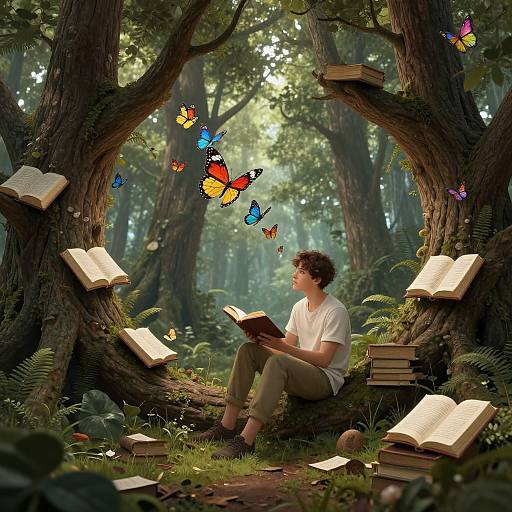 Mystical Forest of Transforming Tomes