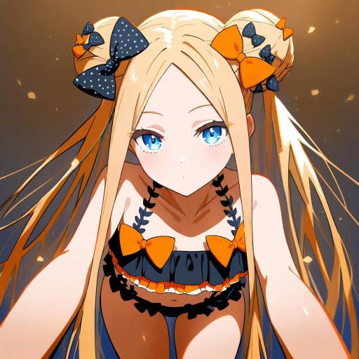 Illustration of Abigail williams (emerald float) (fate), fate/grand order in the style of Kitsuneno denpachi