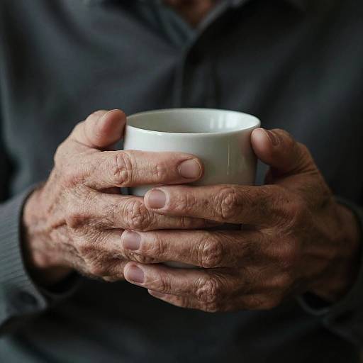 Artistic Close-Up of Parkinson's Tremors