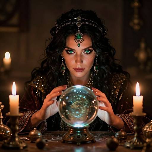 Eastern European Fortune Teller Portrait