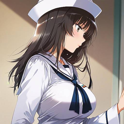 Illustration of Murakami (girls und panzer), girls und panzer in the style of Fly (marguerite)