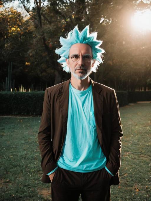 Realistic Rick Sanchez Cosplay Photo