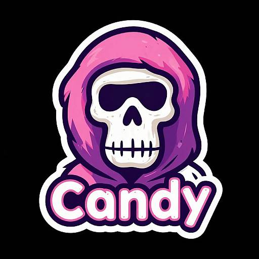 Cotton Candy Ape Skeletal Logo