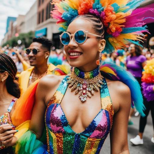 Vibrant Pride Parade Editorial Moment