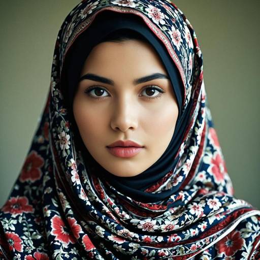 Realistic Islamic Outfit for Women Portrait
