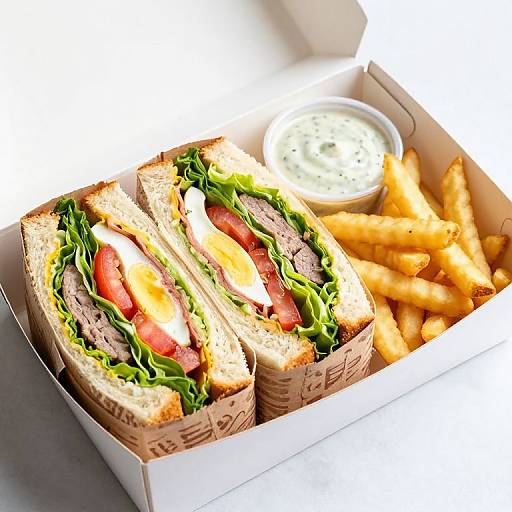 Vibrant Sandwich Lunch Box