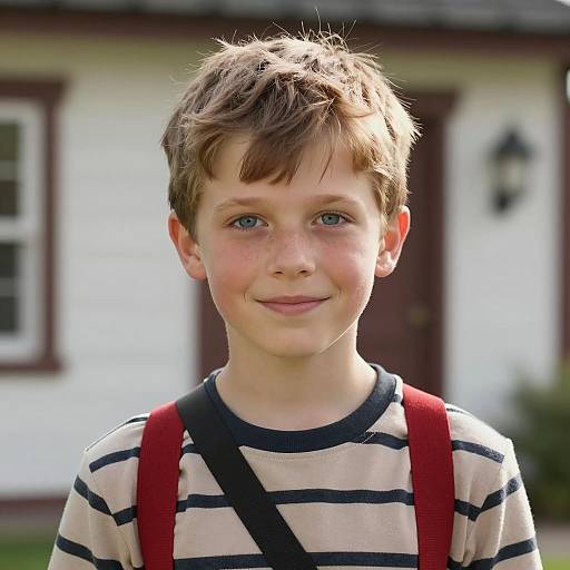 Photorealistic Boy in Hansel Costume