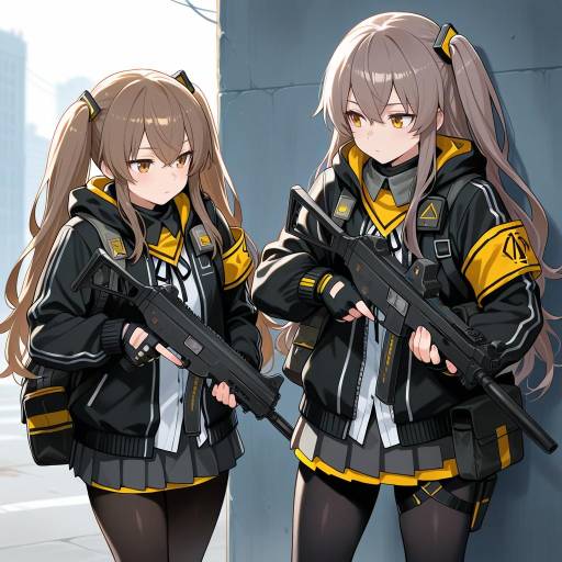 Girls Frontline UMP45 Character Design