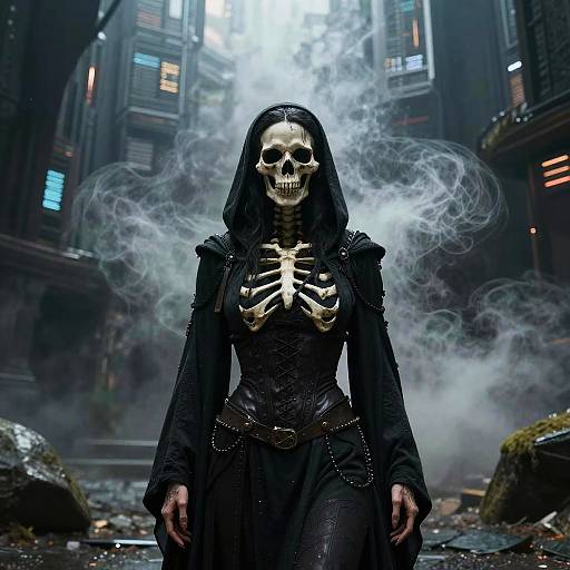 Ultra Realistic Portrait of a Necromancer