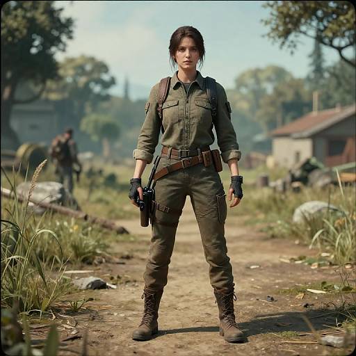 Photorealistic Wide-Angle Lucy Portrait