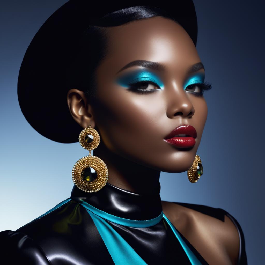 Bold Fashion Shoot of a Black Woman