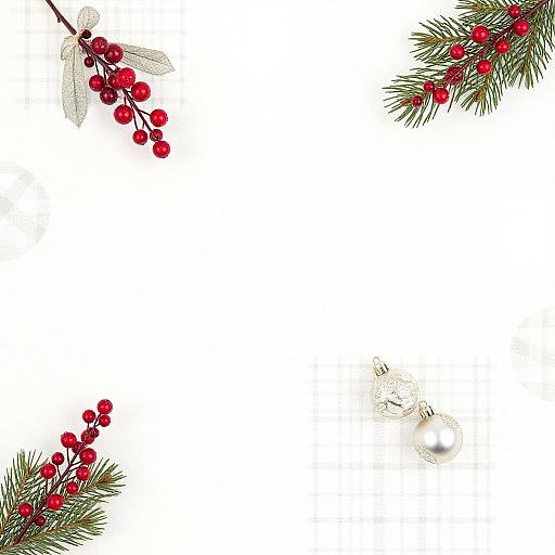 Preppy Minimalist Christmas Chromebook Wallpaper