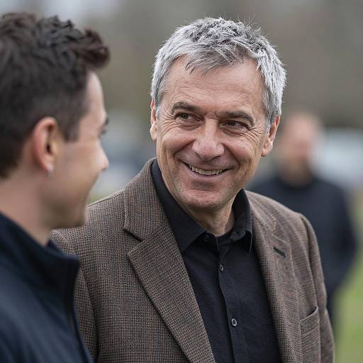 Two Men Enjoying Nature Together