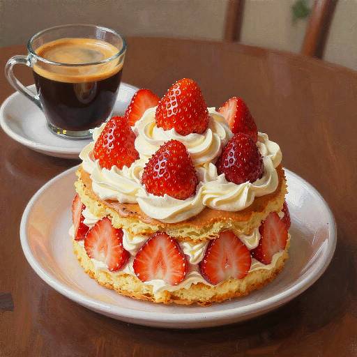 Strawberry Shortcake and Espresso Bowl